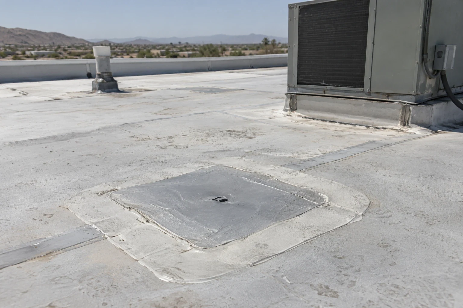 Commercial Roof Puncture Repair in Surprise, AZ
