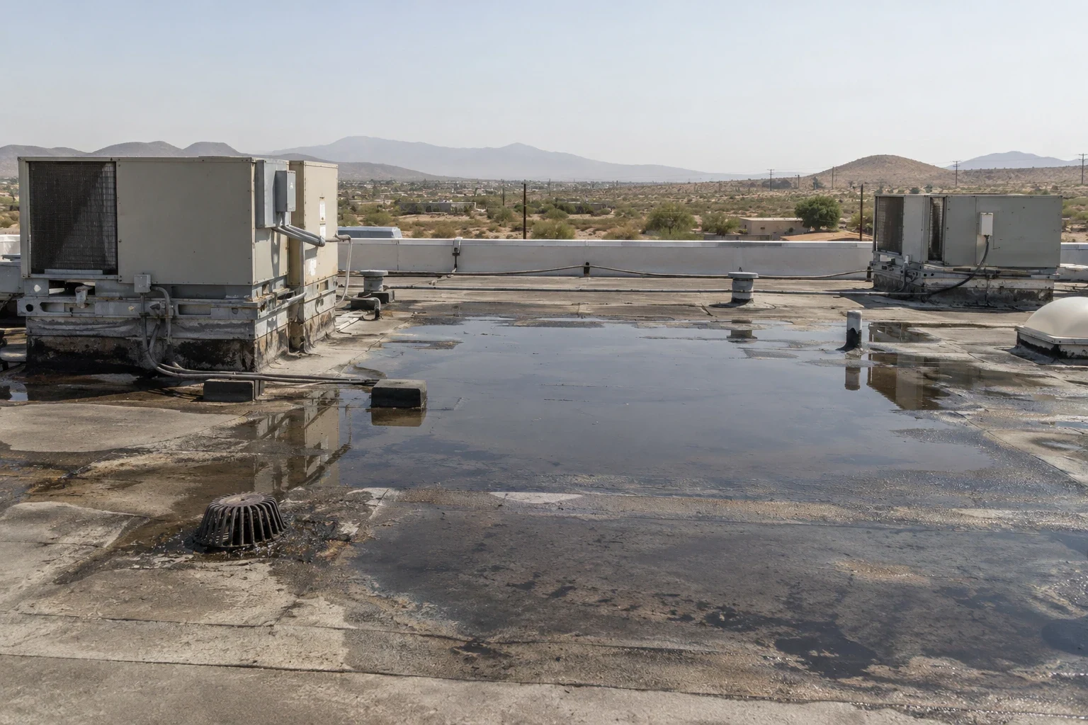 Ponding Water Roof Repair in Surprise, AZ