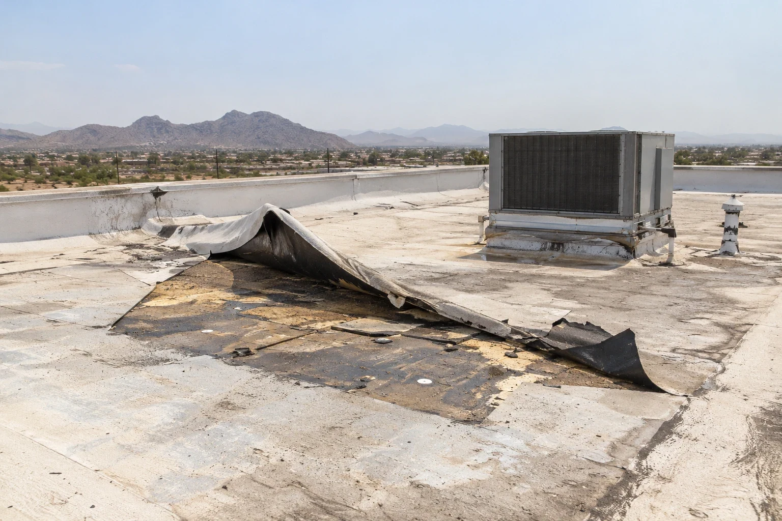 Wind Damage Roof Repair in Surprise, AZ